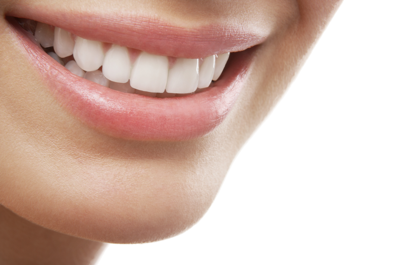 Woman smiling with healthy teeth